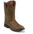 Kid's Justin Flexible Pull On Western Roper Boots