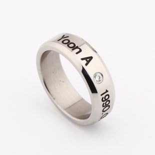 Girls ¥ Yuna / YoonA ¥ birthday engraved ring ¥ 05.30 (japan import) by arufaplas