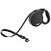 Flexi Classic 3 Retractable Tape Leash, Large, 110lbs, Black 16ft.