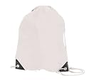 Shugon drawstring back pack, gym sack White