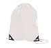 Shugon drawstring back pack, gym sack White
