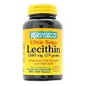 Ultra Soya Lecithin 1200mg 19 Grain - 100 sg., (Good'n Natural)
