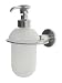 Glass Soap Dispenser HSPZ01D Satin Stainless Steel