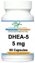 4 Bottles DHEA Dehydroepiandrosterone Supplement for Men and Women 5 Mg, 60 Capsules, Enhances Libido - Endorsed by Dr. Ray Sahelian, M.D