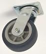 Industrial Grade 1ULJ2 Swivel Caster, 5 In, 400 Lb, Polyrubber