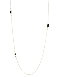 Dana Kellin Delicate Triple Pendant Necklace Multi Chain Long Layering Necklace