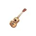 Brown Wooden Floral Toy Ukulele