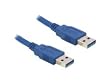 DeLOCK Cable USB 3.0-A male/male, USB A, USB A, macho/macho, 5000 Mbit/s, Azul