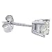 21hqyD3icuL. SL75  14k White Gold PrincessCut Diamond Stud Earrings 1