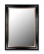 Glossy Black Grande Mirror with Champagne Liner 33 in. x 69 in.
