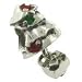 Search : Authentic Biagi CZ Christmas Tree with Gift Bead Charm - .925 Sterling Silver - fits Pandora, Chamilia, Troll