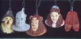 Wizard of Oz Light Set 4 Main Characters Large Heads