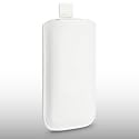 LG KS360 WHITE LEATHER POCKET POUCH COVER CASE BY CELLAPOD CASES