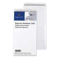 Sparco Products Products - Reporter's Notebook, Gregg Ruled, 70 Sheets, 4