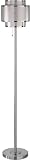 Charisma Polished Steel Finish Mesh-Laced Style Floor Lamp