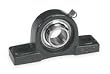 Dayton 3FGA3 Mounted Ball Bearing, Pillow, 3/4 In Bore