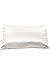 Fishers Finery 19mm 100% Pure Mulberry Silk Pillowcase, Good Housekeeping Quality Tested (White, K)