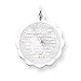 Sterling Silver Serenity Prayer Disc Charm
