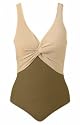 Twist Front One Piece Swimsuit - Plus Size Swimwear Plus Size Swimsuits
