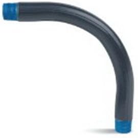 Ocal LRELL4X2430-G 30 Degree Elbow 4 Inch Rigid Steel 40 mil PVC Coated Hot-Dip Galvanized