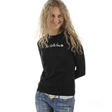 TNF Womens Long Sleeve Embroidered Logo Tee Black 12 (M)