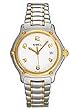 Ebel 1087221-10665P 1911 White Dial 18K Yellow Gold and Stainless Steel Women's Watch