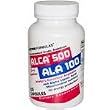 Jarrow Formulas, ALCA 500 ALA 100, 100 Capsules (TRIPLE PACK)