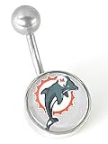 NFL Belly Button Ring - Miami Dolphins