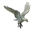 30 Full-Bodied Eagle Weathervane Rust