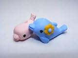 Japanese Baby and Mom Dolphin Eraser Set