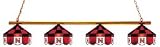 Nebraska Cornhuskers 4-Light Executive Game Table Lamp