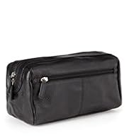 Leather Front Pocket Washbag