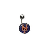 New York Mets Belly Ring