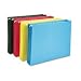 Hanging Pocket File Folders with Full Height Gusset, Letter, Assorted, 12/Pack