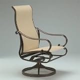 Tropitone 450470 Greco Swivel Rocker Armchair with High Back