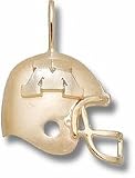 Minnesota Golden Gophers M Helmet Pendant - Gold Plated Jewelry