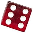 Huge Acrylic Heavy Duty Casino Dice 4 inches