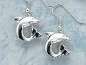Sterling Silver Dolphin Dangle Earrings Jewelry Ear Rings Authorized Dealer Full Warranty Dangle