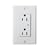 Leviton 5280-W Decora Duplex Surge Suppressor Receptacle, Commercial Specification Grade