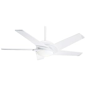 Casablanca Ceiling Fans Stealth Model 3211T in Snow White. Indoor fan. by Amazon-Casablanca