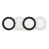 kate spade Larabee Road Polka-Dot Tidbit Plates, Set Of 4