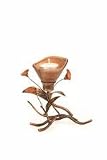 4 Copper Lily T-lite Centerpiece