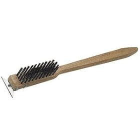20 HEAVY DUTY COMMERCIAL WIRE GRILL BRUSH W  SCRAPER by overstockedkitchen