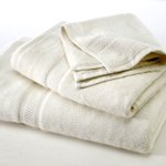 Bamboo Towels 100% - Set of 3- White
