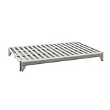 21 Deep x 48 Width Vented Shelf, (2) Traverses plus Shelf Plates, Polypropylene, Speckled Gray, 16.7 Lbs.