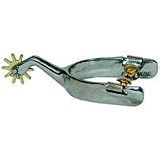 Men's Stainless Steel Low Cut Spur, 9 Point
