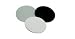 GX Microscopes MA202921 Reversible Black/White Plate Insert for Use with GXM MA201201, 140mm Diameter
