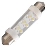 Eiko LED-12-FESTOON-W - 05385 LED-12-FESTOON-W Miniature Automotive Light Bulb