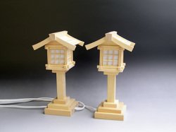 灯篭　桧コード式　小