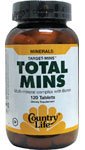 Country Life Target-Mins Total Mins Multi-mineral Complex with Boron, 120-Count